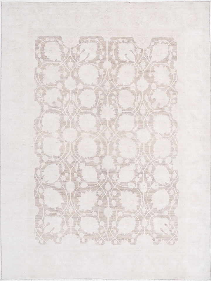 Hand Knotted Serenity Wool Rug 8' 7" x 11' 3" - No. AT63221