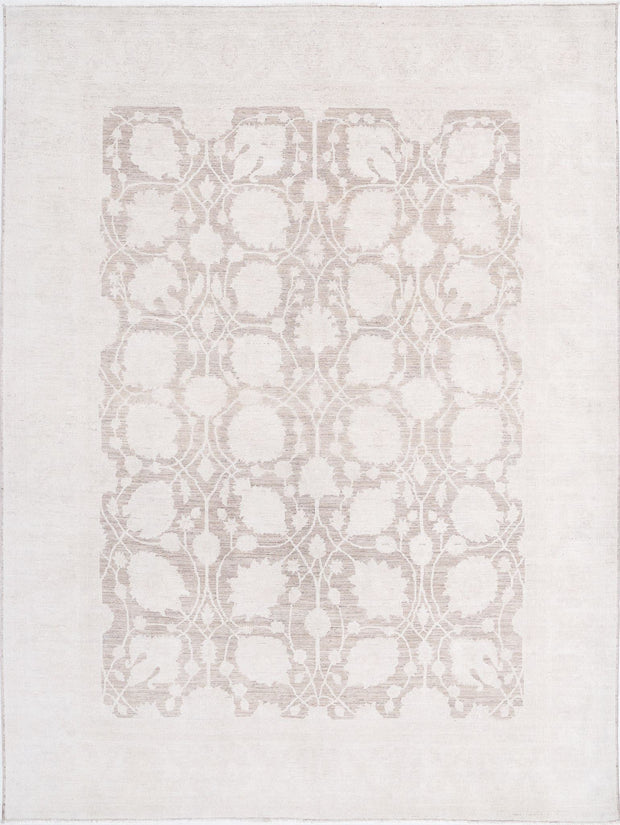 Hand Knotted Serenity Wool Rug 8' 7" x 11' 3" - No. AT63221