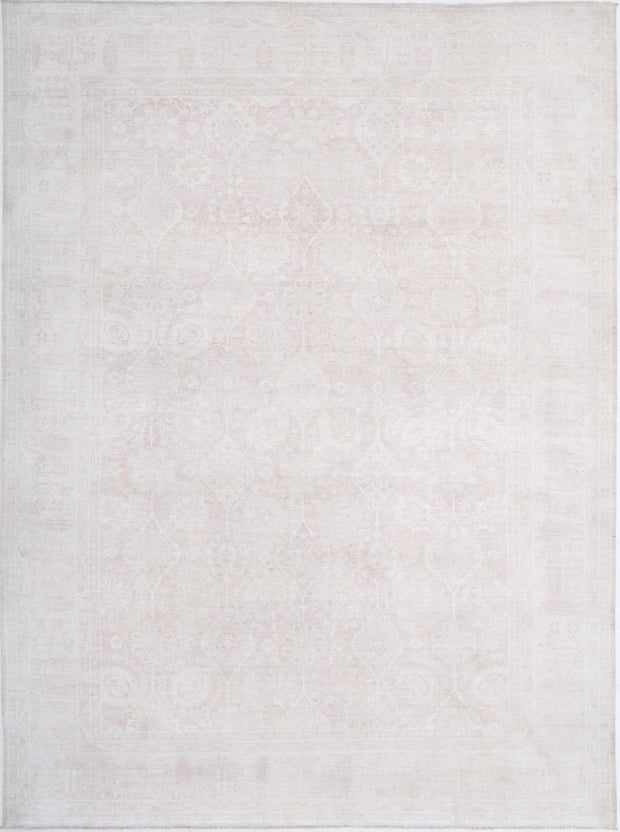 Hand Knotted Serenity Wool Rug 9' 1" x 12' 3" - No. AT64784