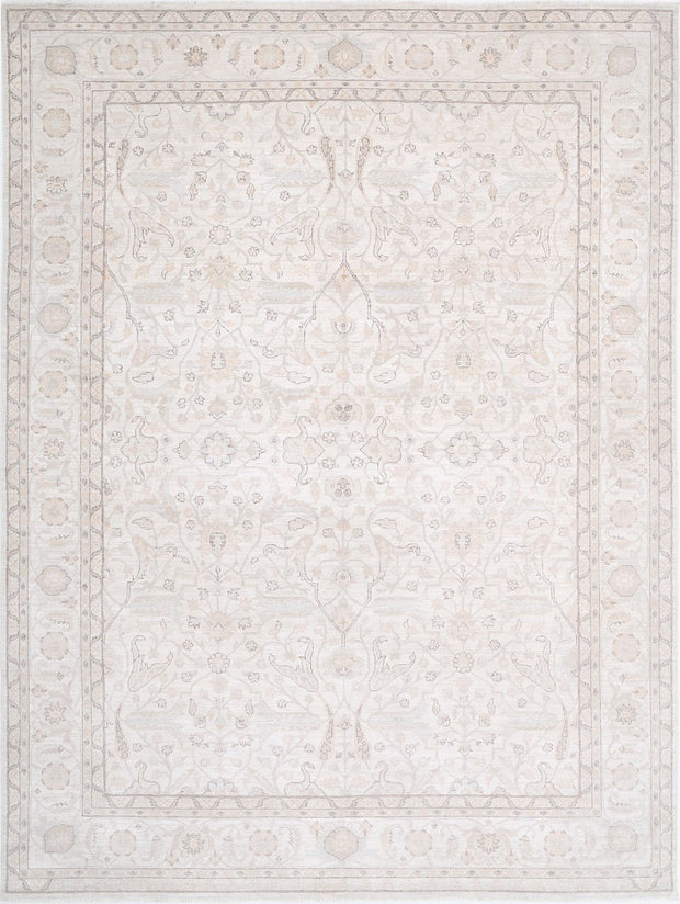 Hand Knotted Serenity Wool Rug 9' 1" x 12' 0" - No. AT67770