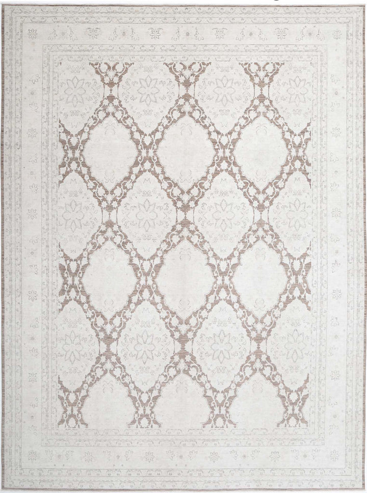 Hand Knotted Serenity Wool Rug 13' 0" x 17' 6" - No. AT47630
