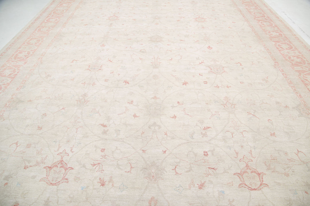 Hand Knotted Serenity Wool Rug 13' 2" x 19' 7" - No. AT82461