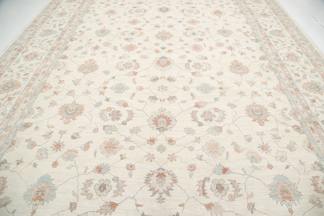 Hand Knotted Serenity Wool Rug 11' 10" x 17' 6" - No. AT84903