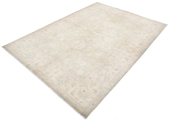 Hand Knotted Serenity Wool Rug 5' 9" x 7' 11" - No. AT70183