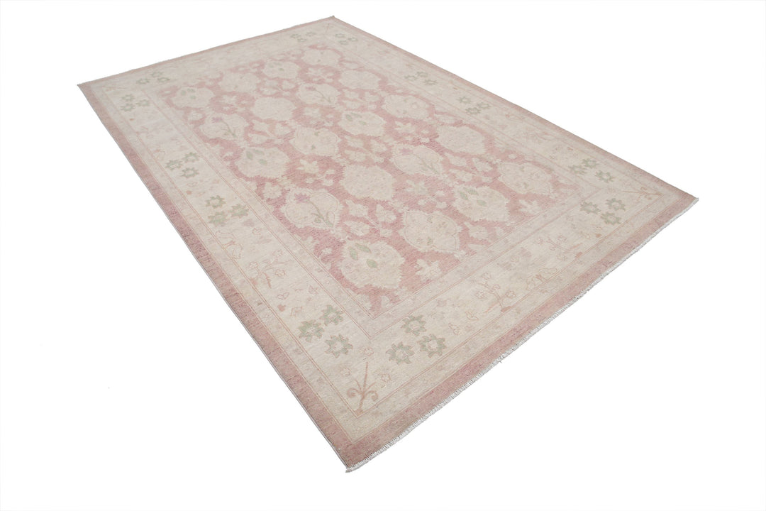 Hand Knotted Serenity Wool Rug 6' 0" x 9' 1" - No. AT60799