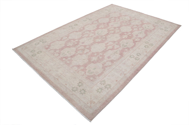 Hand Knotted Serenity Wool Rug 6' 0" x 9' 1" - No. AT60799
