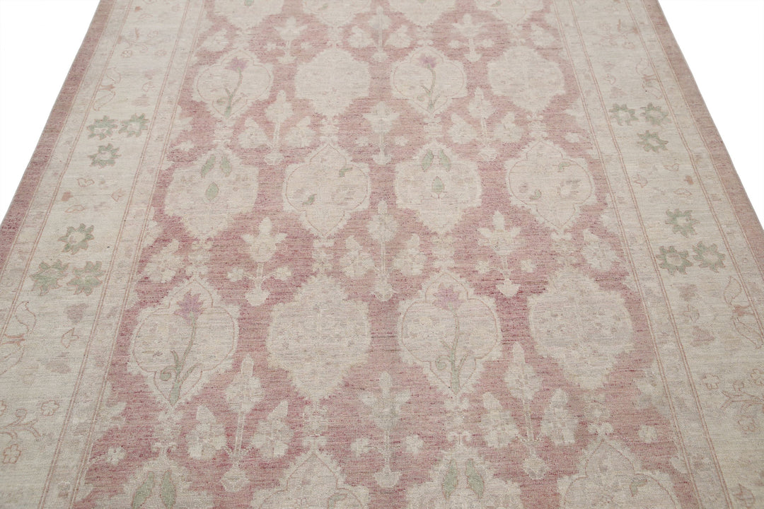 Hand Knotted Serenity Wool Rug 6' 0" x 9' 1" - No. AT60799