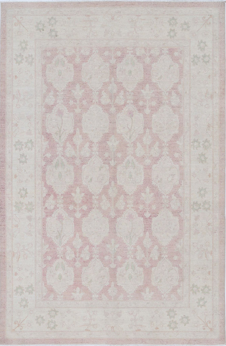 Hand Knotted Serenity Wool Rug 6' 0" x 9' 1" - No. AT60799