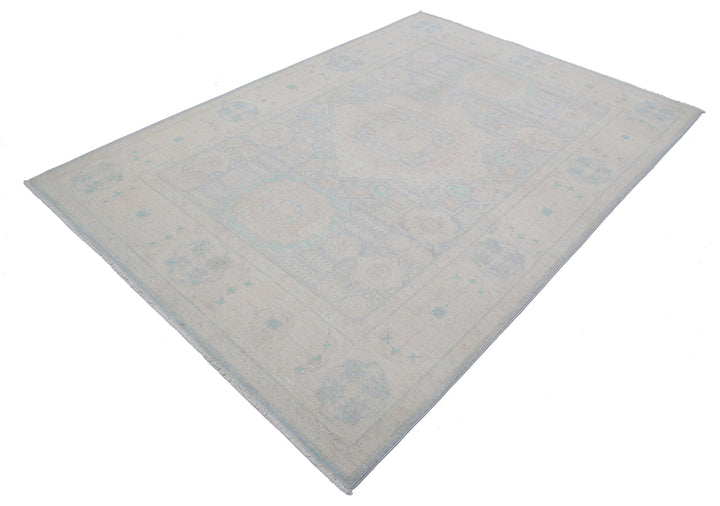Hand Knotted Serenity Wool Rug 6' 0" x 8' 6" - No. AT18127