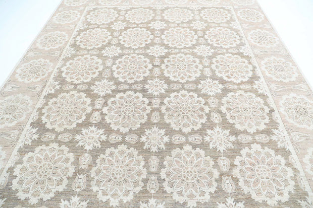 Hand Knotted Serenity Wool Rug 8' 11" x 10' 6" - No. AT66304