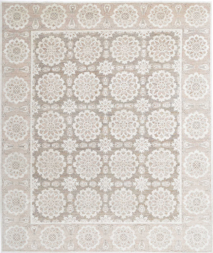 Hand Knotted Serenity Wool Rug 8' 11" x 10' 6" - No. AT66304