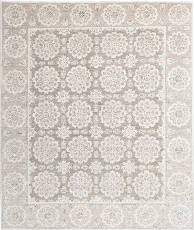 Hand Knotted Serenity Wool Rug 8' 11" x 10' 6" - No. AT66304