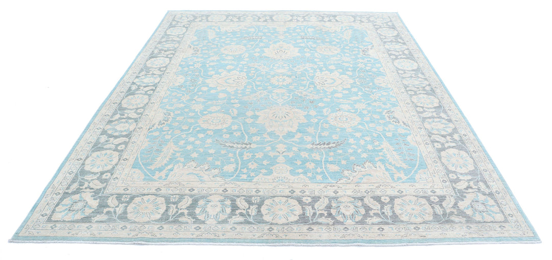 Hand Knotted Serenity Wool Rug 7' 11" x 9' 7" - No. AT13405