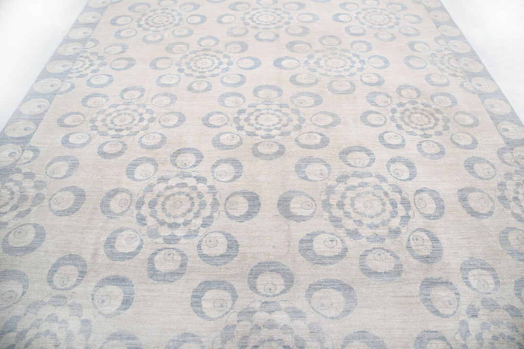 Hand Knotted Serenity Wool Rug 8' 9" x 11' 8" - No. AT86806