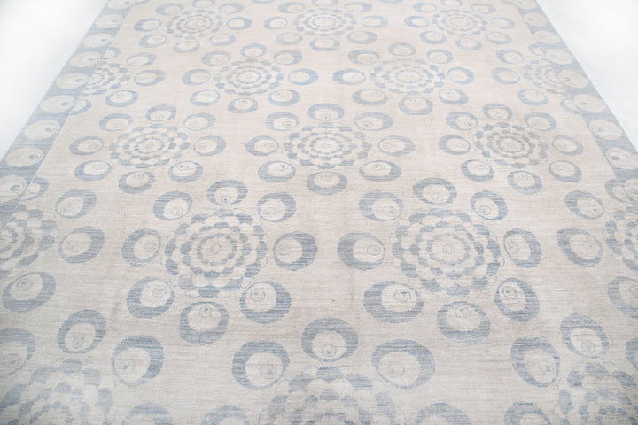 Hand Knotted Serenity Wool Rug 8' 9" x 11' 8" - No. AT86806