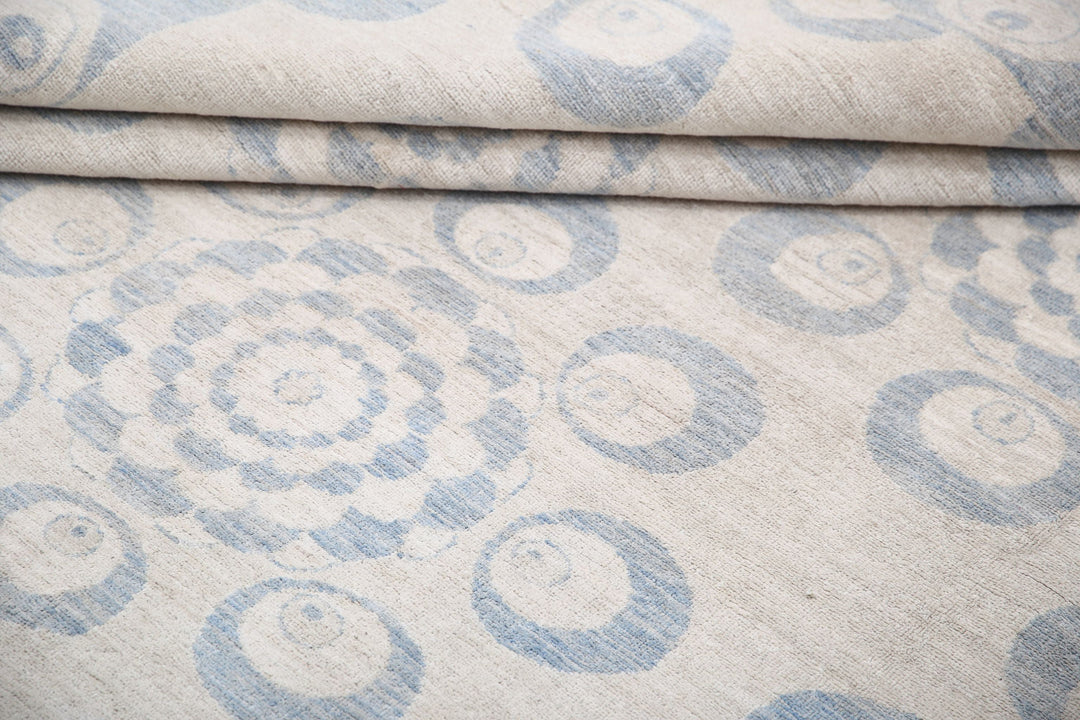 Hand Knotted Serenity Wool Rug 8' 9" x 11' 8" - No. AT86806