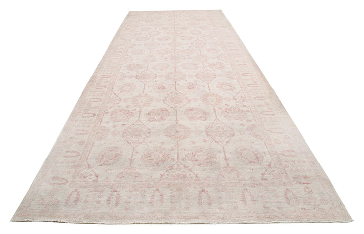 Hand Knotted Serenity Wool Rug 8' 6" x 17' 5" - No. AT37659