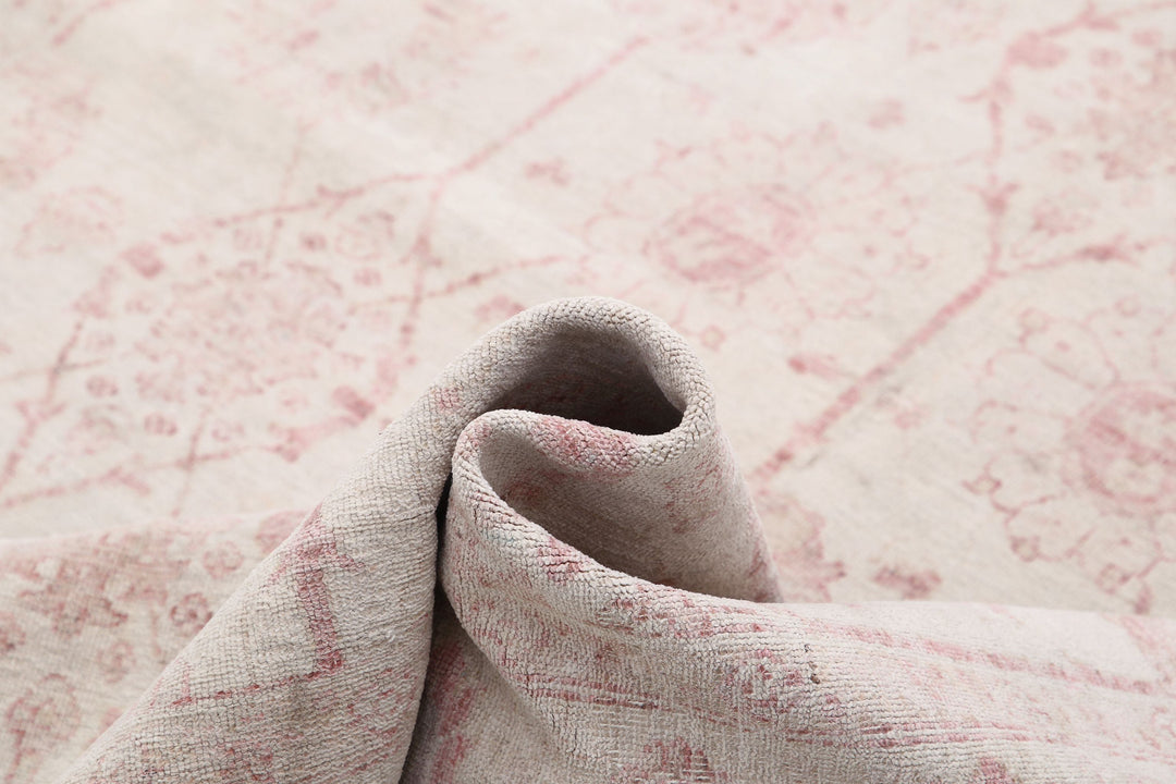 Hand Knotted Serenity Wool Rug 8' 6" x 17' 5" - No. AT37659