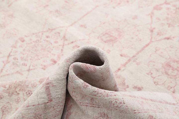 Hand Knotted Serenity Wool Rug 8' 6" x 17' 5" - No. AT37659