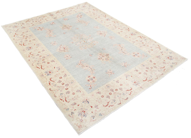 Hand Knotted Serenity Wool Rug 5' 2" x 6' 9" - No. AT82194