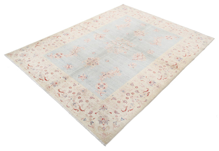 Hand Knotted Serenity Wool Rug 5' 2" x 6' 9" - No. AT82194