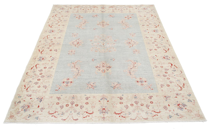 Hand Knotted Serenity Wool Rug 5' 2" x 6' 9" - No. AT82194