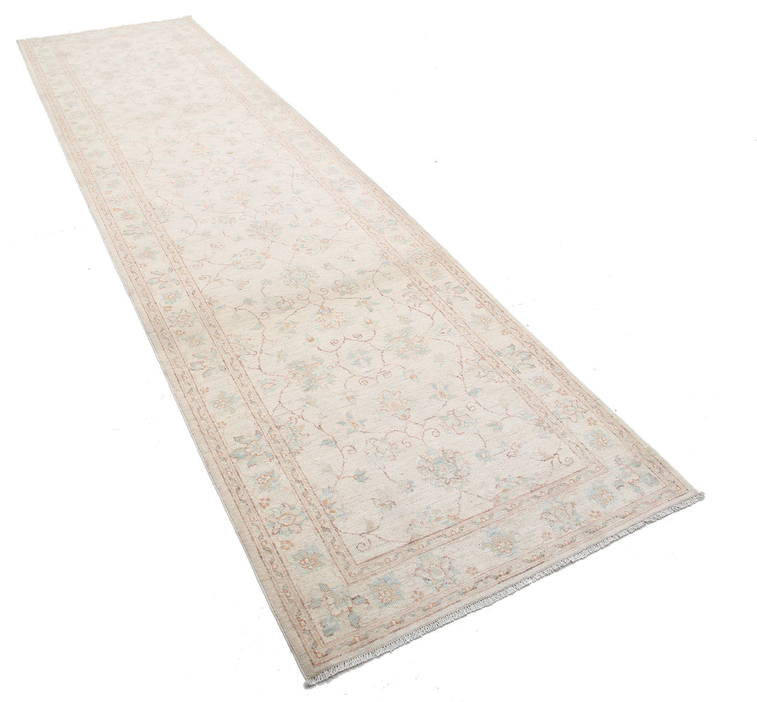 Hand Knotted Serenity Wool Rug 3' 5" x 12' 8" - No. AT92298
