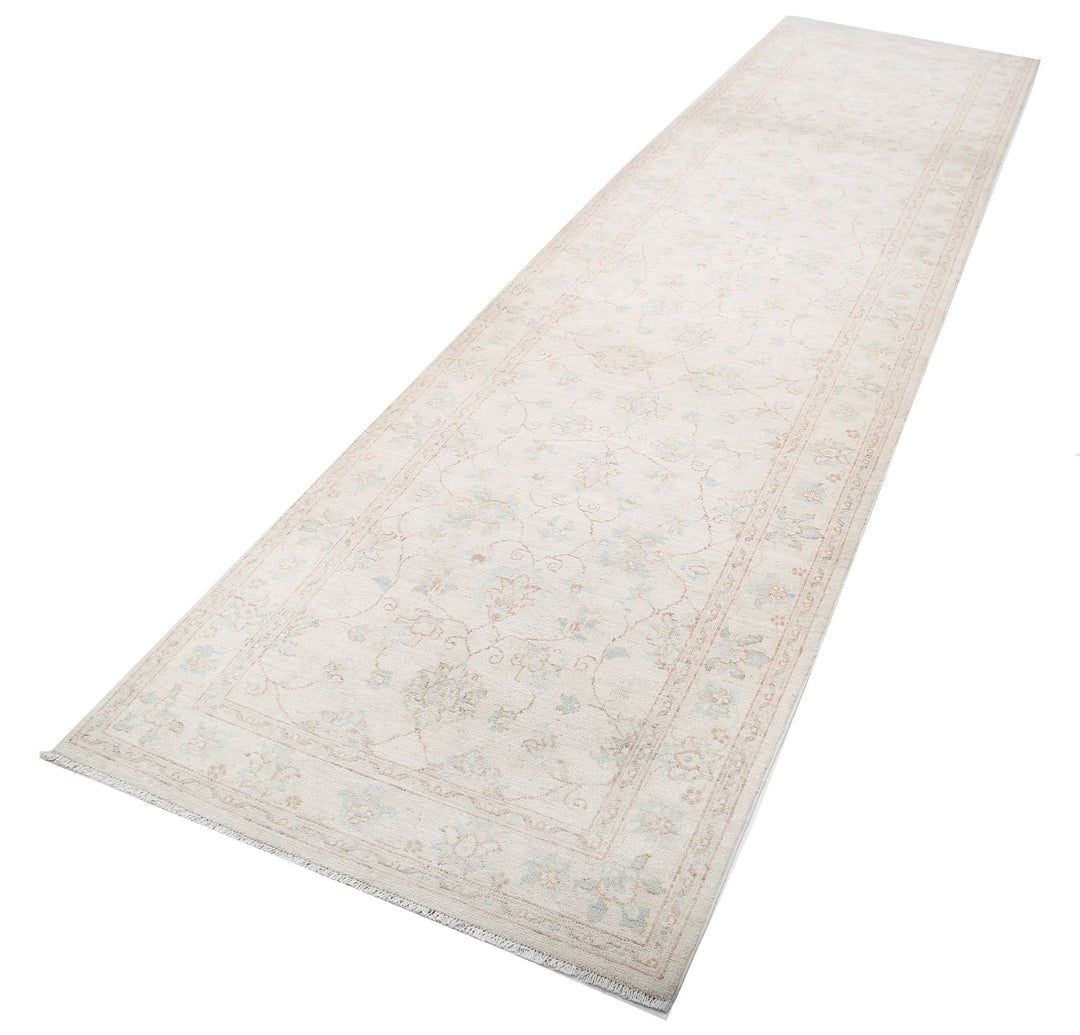 Hand Knotted Serenity Wool Rug 3' 5" x 12' 8" - No. AT92298
