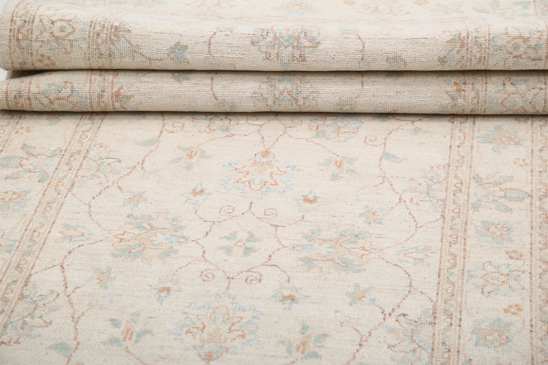 Hand Knotted Serenity Wool Rug 3' 5" x 12' 8" - No. AT92298