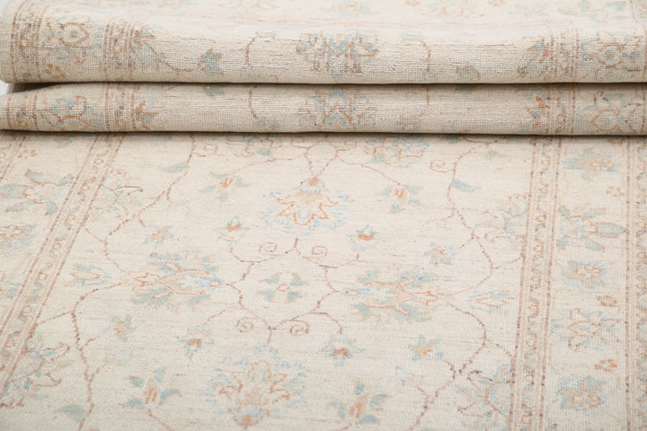 Hand Knotted Serenity Wool Rug 3' 5" x 12' 8" - No. AT92298