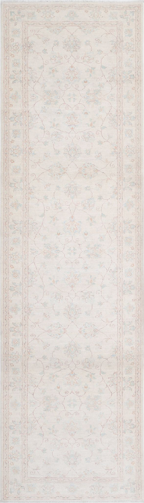 Hand Knotted Serenity Wool Rug 3' 5" x 12' 8" - No. AT92298