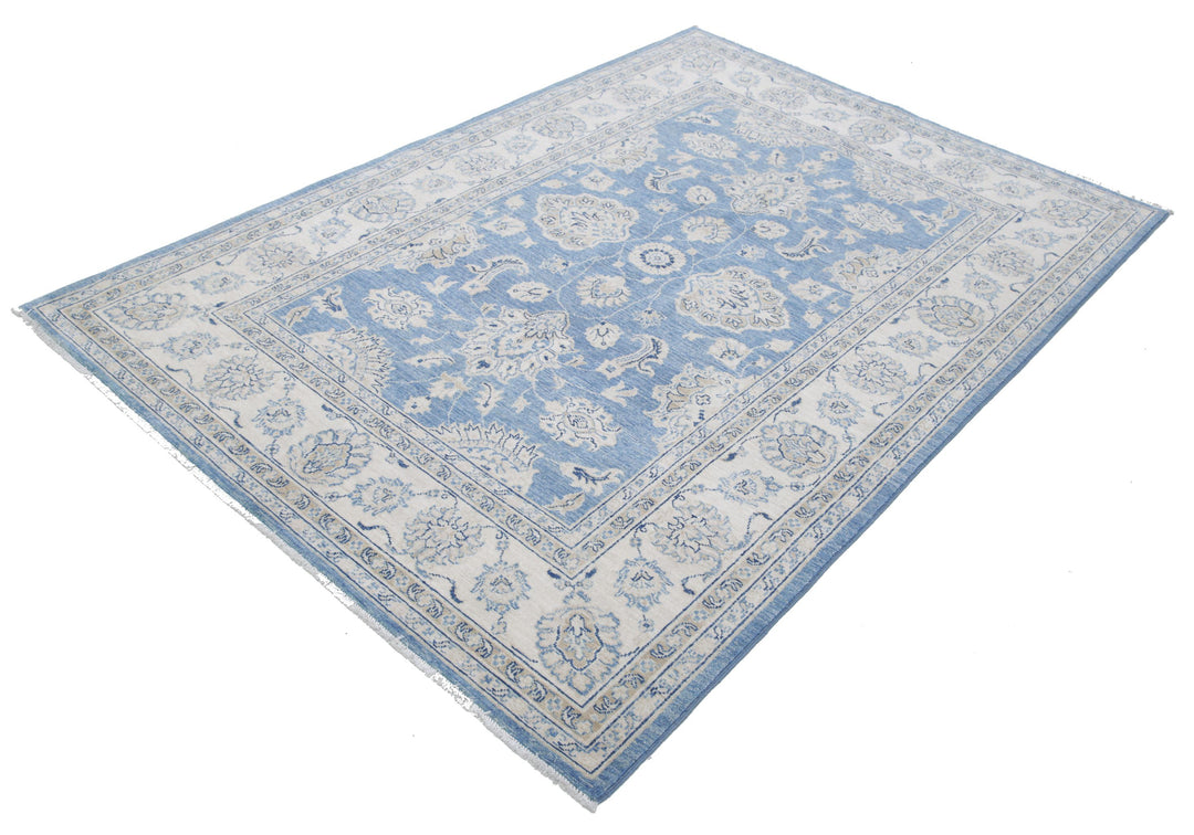 Hand Knotted Serenity Wool Rug 4' 9" x 6' 9" - No. AT79838