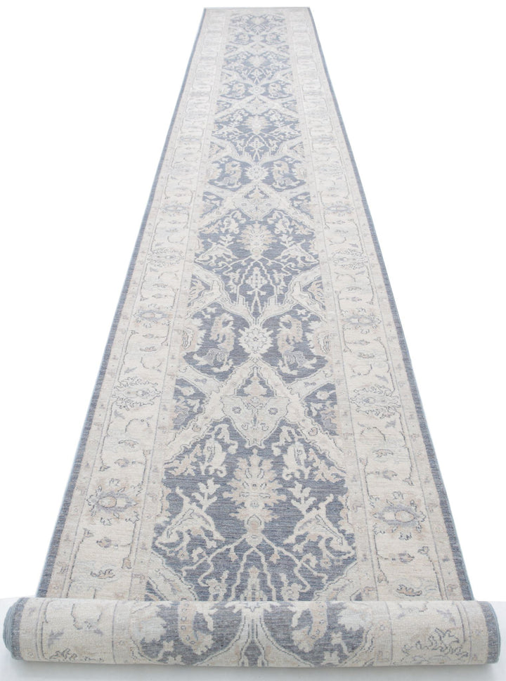 Hand Knotted Serenity Wool Rug 3' 3" x 25' 6" - No. AT75109