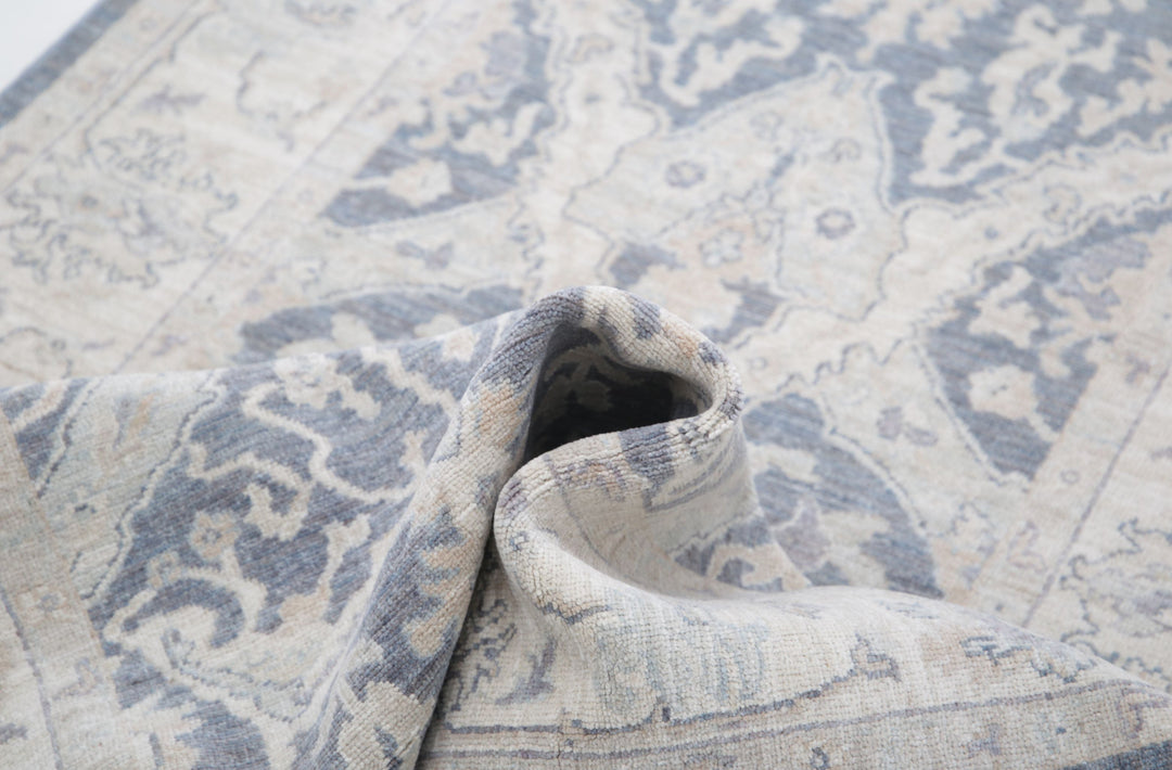 Hand Knotted Serenity Wool Rug 3' 3" x 25' 6" - No. AT75109