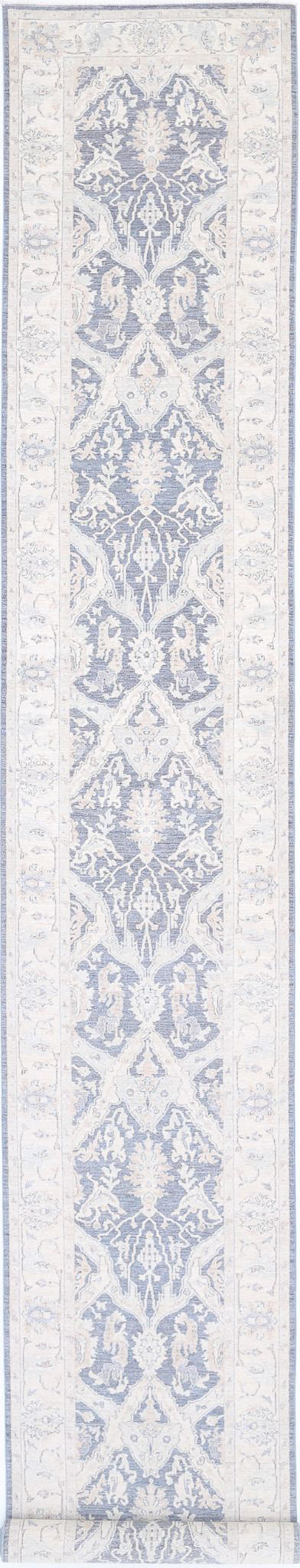 Hand Knotted Serenity Wool Rug 3' 3" x 25' 6" - No. AT75109