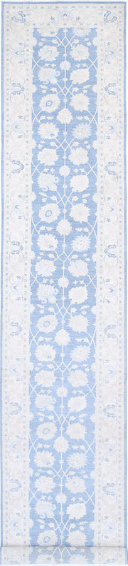 Hand Knotted Serenity Wool Rug 3' 11" x 26' 5" - No. AT46349