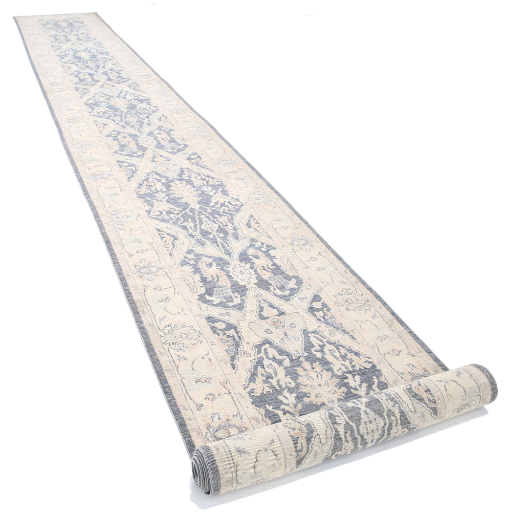 Hand Knotted Serenity Wool Rug 3' 3" x 25' 10" - No. AT94590