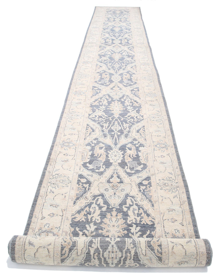 Hand Knotted Serenity Wool Rug 3' 3" x 25' 10" - No. AT94590