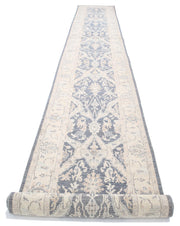Hand Knotted Serenity Wool Rug 3' 3" x 25' 10" - No. AT94590