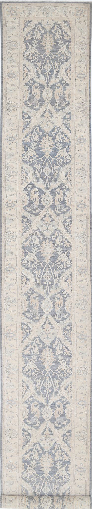 Hand Knotted Serenity Wool Rug 3' 3" x 25' 10" - No. AT94590