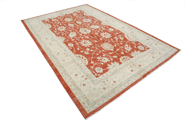 Hand Knotted Serenity Wool Rug 6' 8" x 9' 9" - No. AT41025