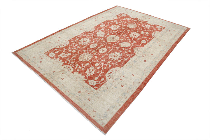Hand Knotted Serenity Wool Rug 6' 8" x 9' 9" - No. AT41025