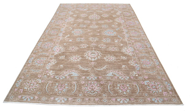 Hand Knotted Serenity Wool Rug 6' 5" x 9' 9" - No. AT66823