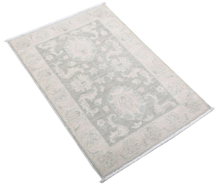 Afghan Serenity Rug 2' 0" x 3' 0" Hand-Knotted border