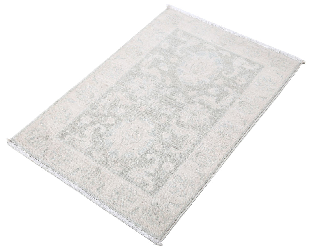 Afghan Serenity Rug 2' 0" x 3' 0" Hand-Knotted field