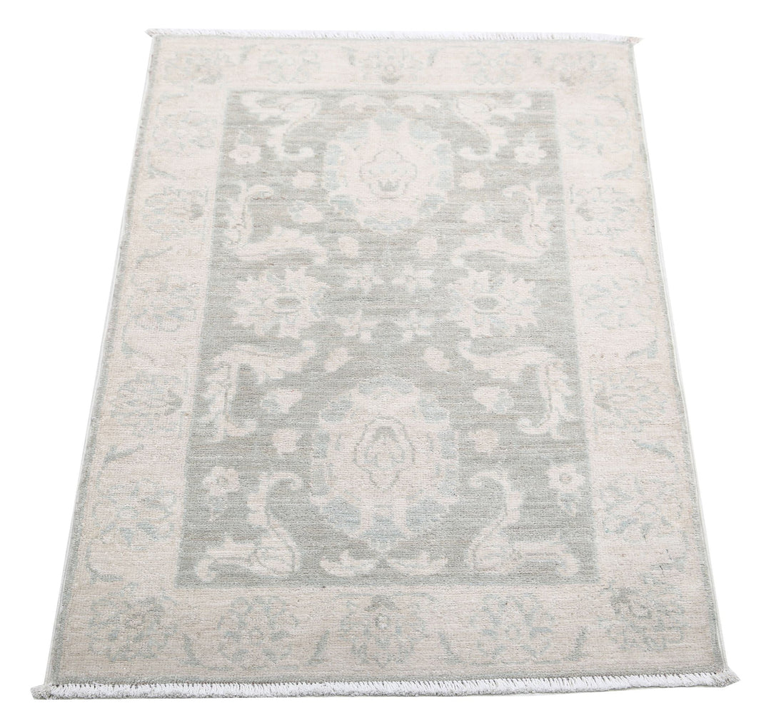 Afghan Serenity Rug 2' 0" x 3' 0" Hand-Knotted texture
