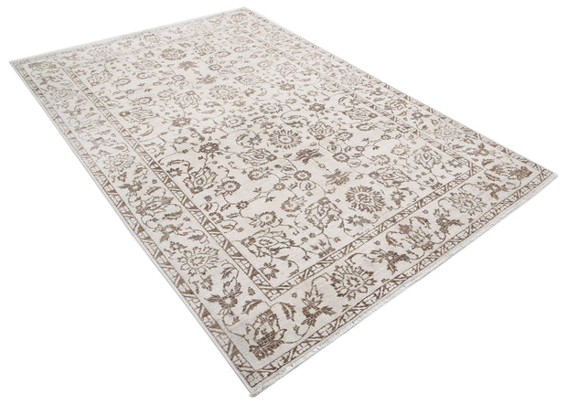 Hand Knotted Serenity Wool Rug 5' 9" x 8' 4" - No. AT56765