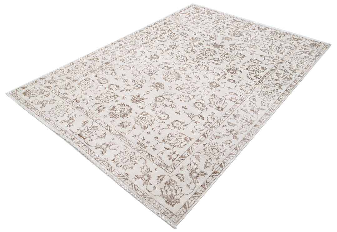 Hand Knotted Serenity Wool Rug 5' 9" x 8' 4" - No. AT56765