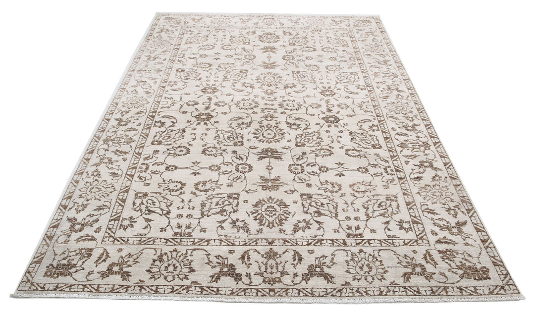 Hand Knotted Serenity Wool Rug 5' 9" x 8' 4" - No. AT56765