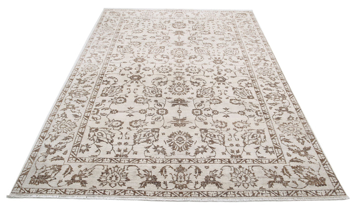 Hand Knotted Serenity Wool Rug 5' 9" x 8' 4" - No. AT56765